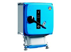 Fire proof switched interlocked sockets. Palazzoli