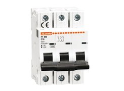 Miniature circuit breaker: 3 x 1-63 A 10 kA (Type : B, C, D ). Lovato Electric