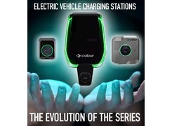 Single Phase & Three Phase electric vehicle charging station. New series: EVEV. Cabur