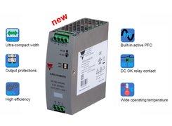 Single-phase switching power supply units with High performance in ultra-compact dimensions. Carlo Gavazzi
