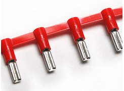 Halogen free insulated female terminals in roll. Cembre
